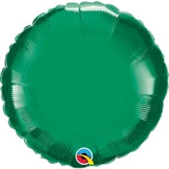 18" RND Emerald Green Foil Balloon