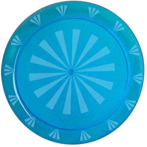 16&Quot; Rnd Tray Neon Blue