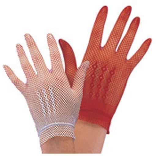 Ladies'Mesh Gloves-Short Wh