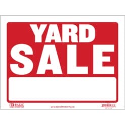 Sign, Yard Sale 9"x12"