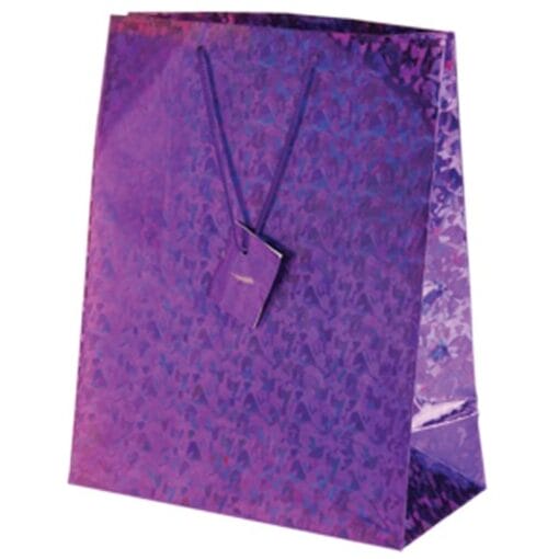 Metallic Large Gift Bags Purple