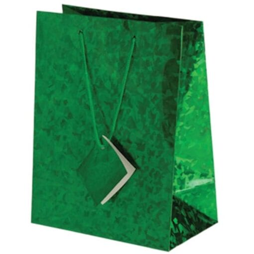 Metallic Large Gift Bags Green