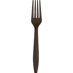 C Brown Cutlery Forks 24CT
