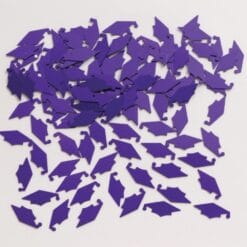 Purple Grad Cap Confetti .5oz
