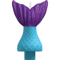 Mermaid Tail Birthday Candle ~5"