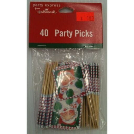 Party Picks Christmas Designs 40Ct