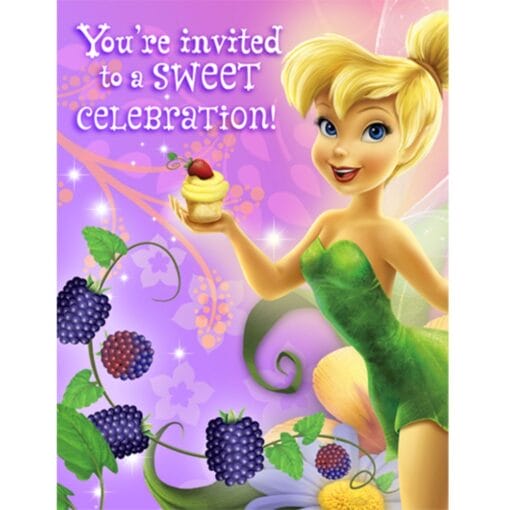 Tink Sweet Treats Invitations 8Ct