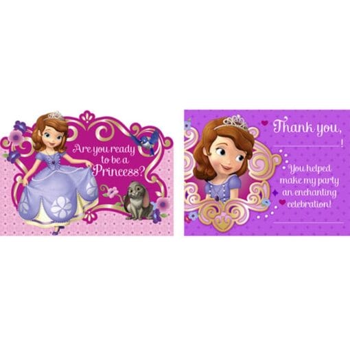 Sofia The 1St Invitations W/Ty 8Ct