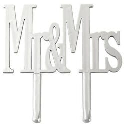 Mr.& Mrs. Cake Pick Silver