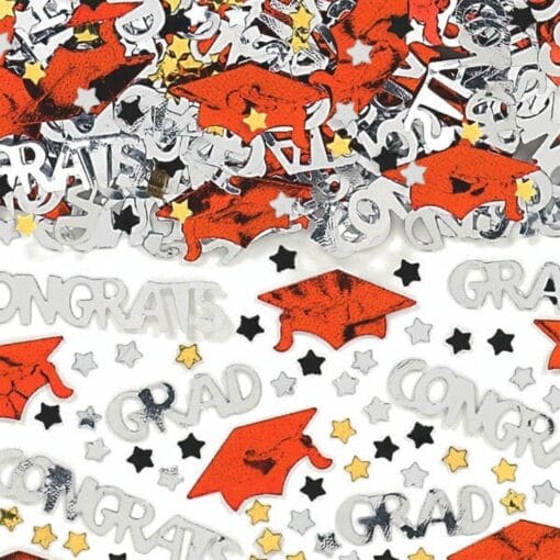 Orange Grad Embossed Confetti 2.5Oz