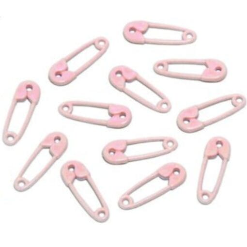 Safety Pins Favors Pink 24Ct