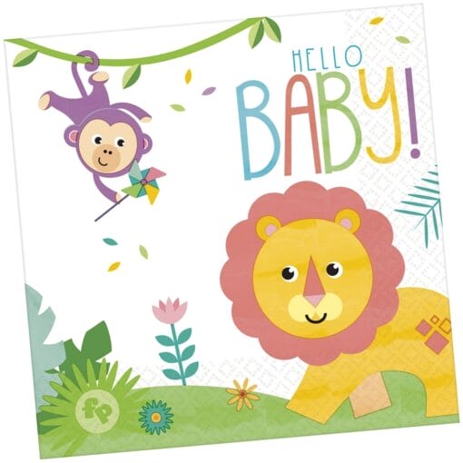Hello Baby Fisher Price™ Napkins Lunch 16Ct