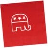 Republican Red Lunch Napkins 16CT