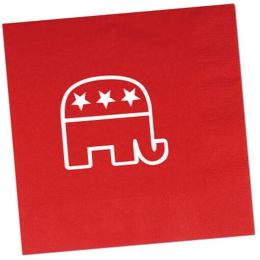 Republican Red Lunch Napkins 16Ct