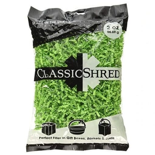 Lime Green Paper Shred 2Oz