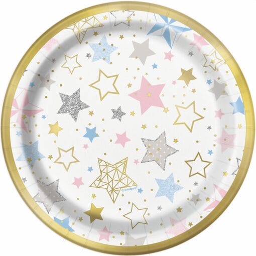 Twinkle Little Star Plates 9&Quot; 8Ct