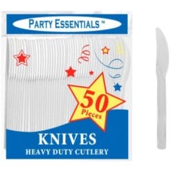 Knives Clear Plastic Heavy Duty 50ct
