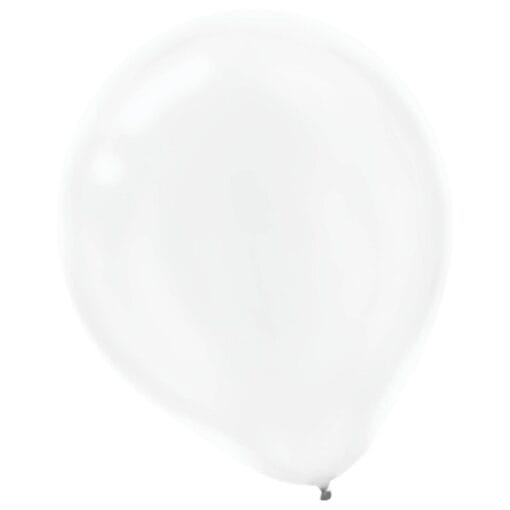 12&Quot; Pearl White Latex Balloons 15Ct