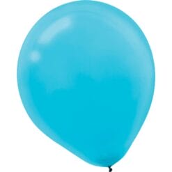 5" Caribbean Blue Latex Balloons 50CT