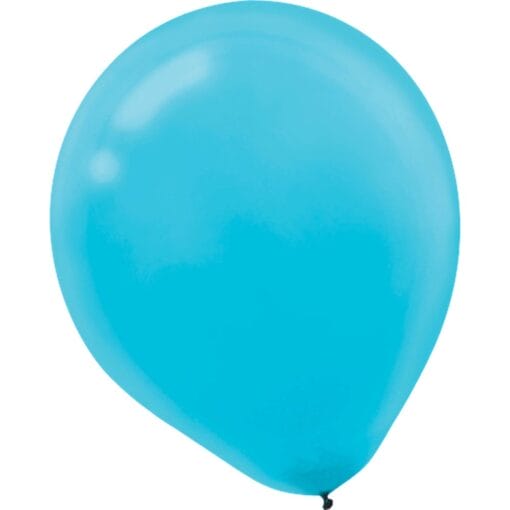5&Quot; Caribbean Blue Latex Balloons 50Ct