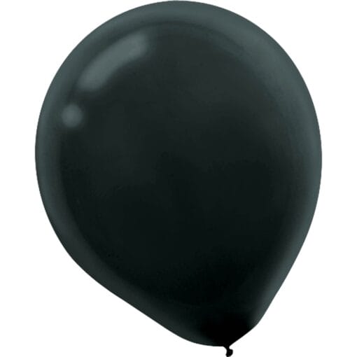 5&Quot; Black Latex Balloons 50Ct