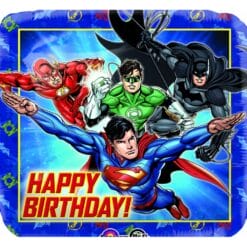 17" SQR Justice League Birthday Foil Balloon