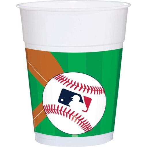 Mlb Baseball Cups 16Oz 25Ct