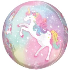 16" ORBZ Enchanted Unicorn Foil Balloon