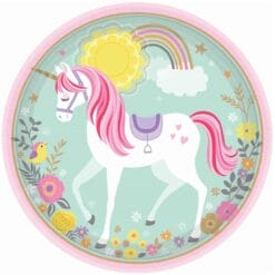 Magical Unicorn Plates 9" 8CT