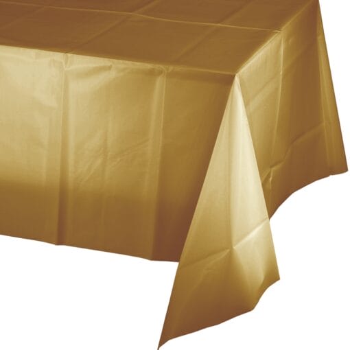 G Gold Tablecover 54X108 Plastic