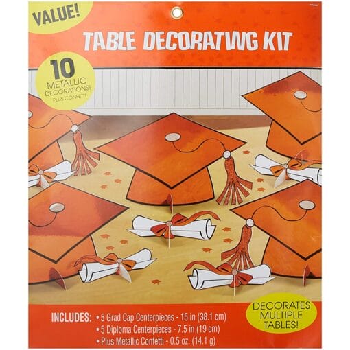 Orange Grad Table Decor Kit
