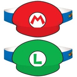 Super Mario Brothers™ Paper Hats 8CT