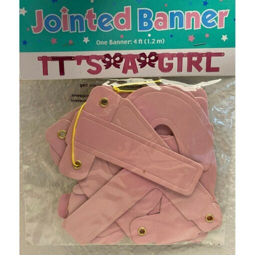 It'S A Girl Letter Banner