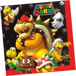 Super Mario Brothers Napkins Lunch 16CT