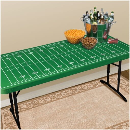 Football Field Table Cover W/Elastic Edg