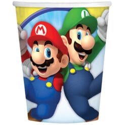 Super Mario Brothers Cups H/C 9oz 8CT