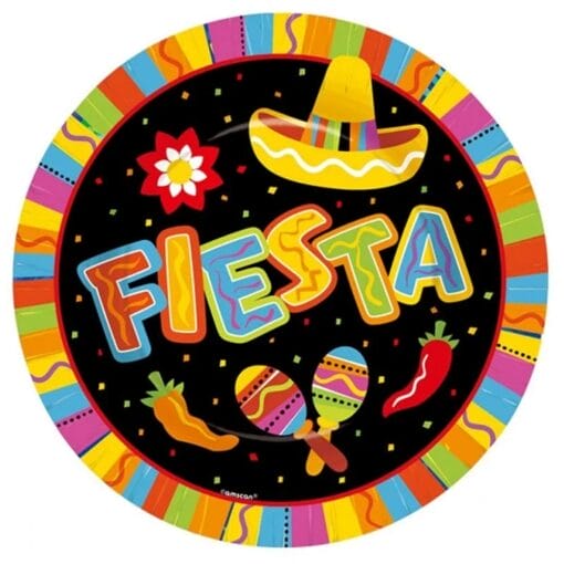 Fiesta Fun Plates 10 ½&Quot; 8Ct