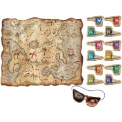 Pirate Treasure Map Party Game