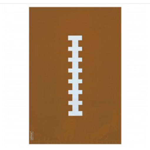 Football Cello Party Bags Lg 20Ct