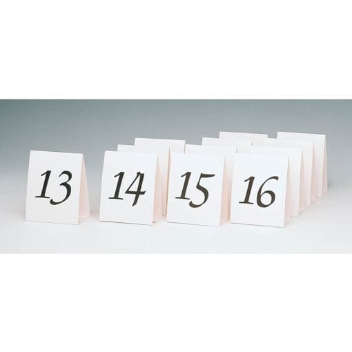 Table No. Tent Placecard 13-24