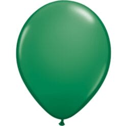 5" STD Green Latex Balloons 100CT