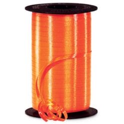 Tropical Orange Curling Ribbon 3/16" 500yds