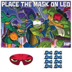 Rise of the Teenage Mutant Ninja Turtles Pin On Mask Party Game
