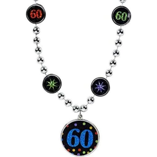 60Th Birthday Bead Necklace