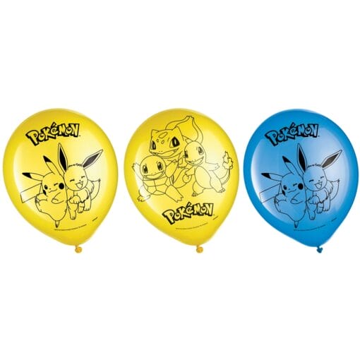 Pokemon™ Balloons Latex 12&Quot; 6Ct