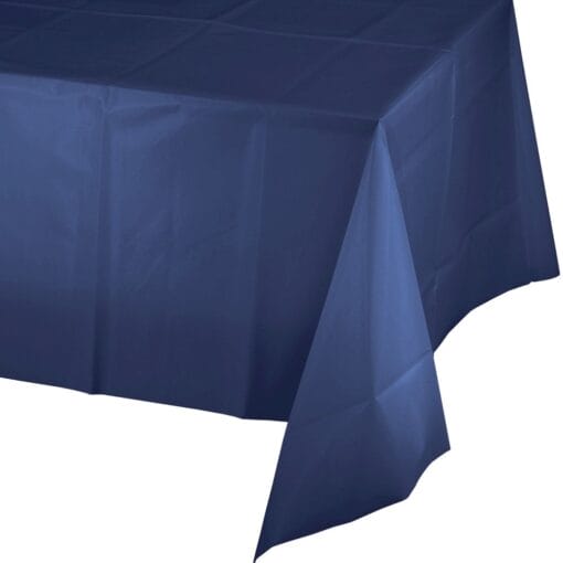 Navy Tablecover 54X108 Plastic