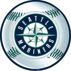 Seattle Mariners Baseball Cutout 12"