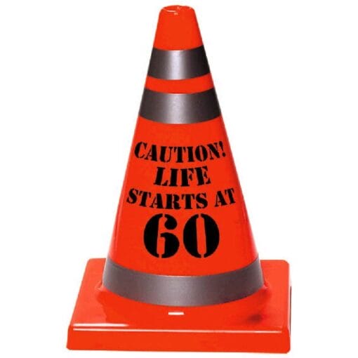 60Th Birthday Caution Cone