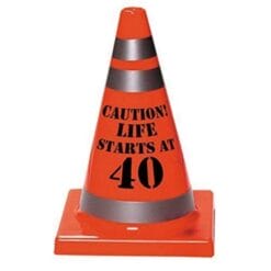 40th Birthday Caution Cone