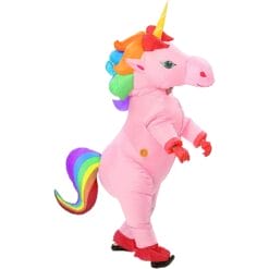 Pink Unicorn Inflatable Adult OS